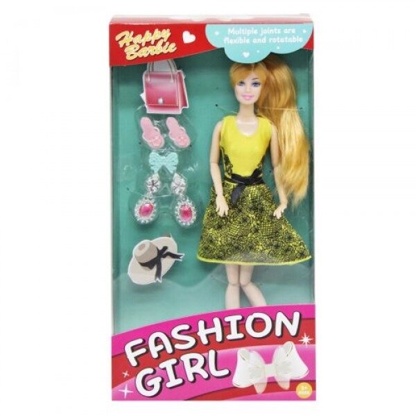 Лялька "модна дівчина" (з аксесуарами) від компанії Інтернет-магазин  towershop.online - фото 1