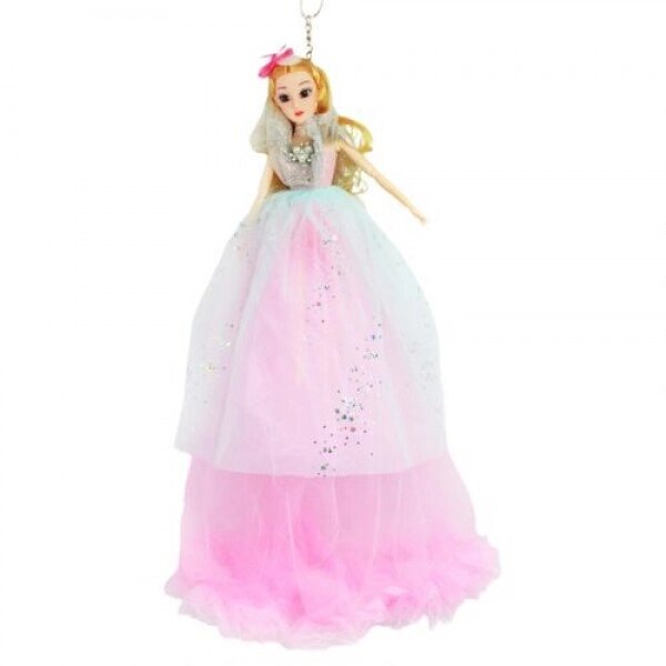 Лялька в бальному платті "Зірки", рожева від компанії Інтернет-магазин  towershop.online - фото 1
