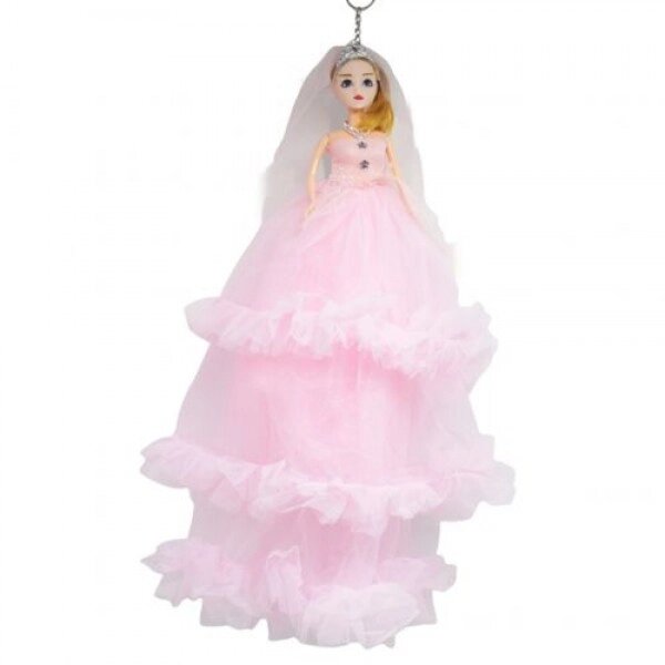 Лялька в довгій сукні "Наречена", рожевий від компанії Інтернет-магазин  towershop.online - фото 1