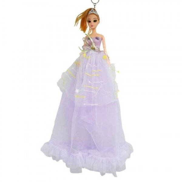 Лялька в довгій сукні "Звездопад", бузковий від компанії Інтернет-магазин  towershop.online - фото 1