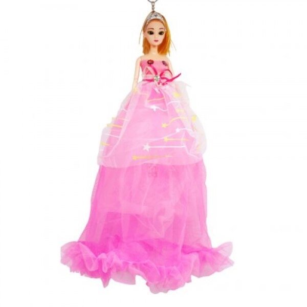 Лялька в довгій сукні "Звездопад", малиновий від компанії Інтернет-магазин  towershop.online - фото 1