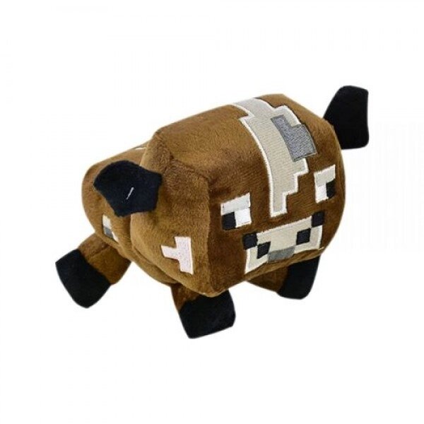 М'яка іграшка Майнкрафт: Корова (коричнева) від компанії Інтернет-магазин  towershop.online - фото 1