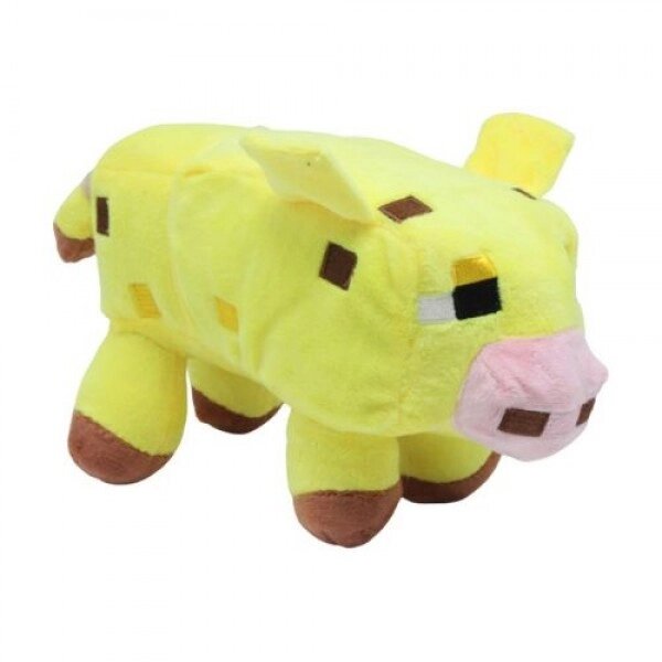 М'яка іграшка Майнкрафт: Корова (жовта) від компанії Інтернет-магазин  towershop.online - фото 1