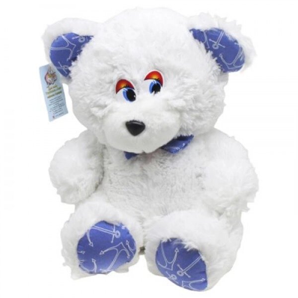 М'яка іграшка "Ведмідь Санта", білий від компанії Інтернет-магазин  towershop.online - фото 1