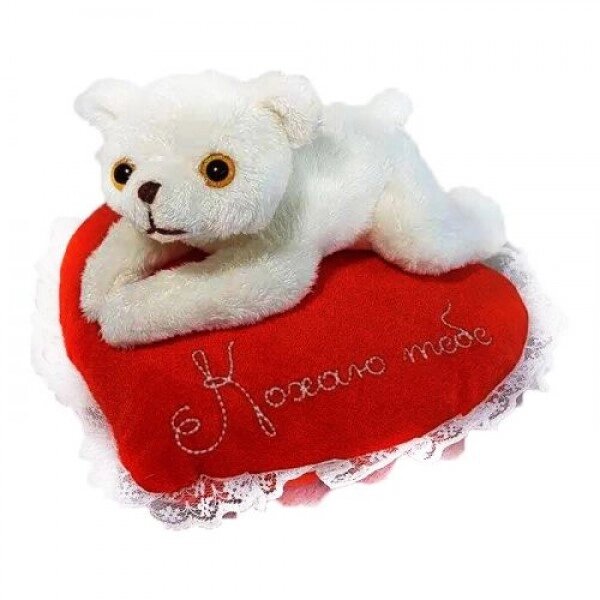 М'яка іграшка "Ведмідь в серці" від компанії Інтернет-магазин  towershop.online - фото 1
