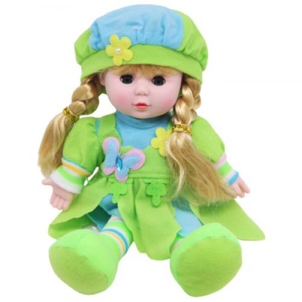 М'яка лялька "Lovely Doll" (зелена) від компанії Інтернет-магазин  towershop.online - фото 1