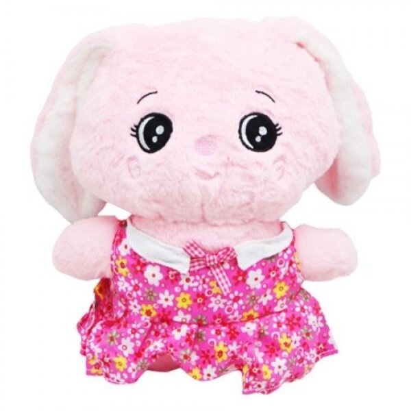 М'який заєць іграшок рожевий у рожевому плаття від компанії Інтернет-магазин  towershop.online - фото 1