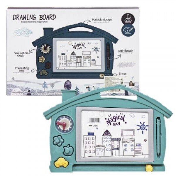 Магнітна дошка для малювання "Будиночок" від компанії Інтернет-магазин  towershop.online - фото 1