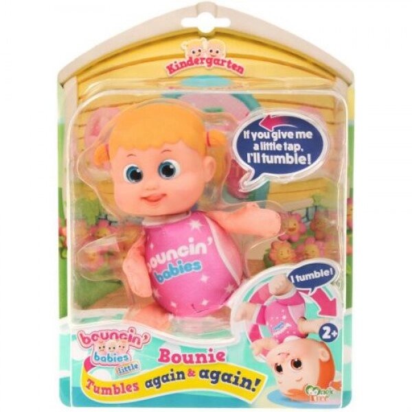 Маленька лялька-пупс "Bouncinʼ Babies Bounie", перекидається від компанії Інтернет-магазин  towershop.online - фото 1