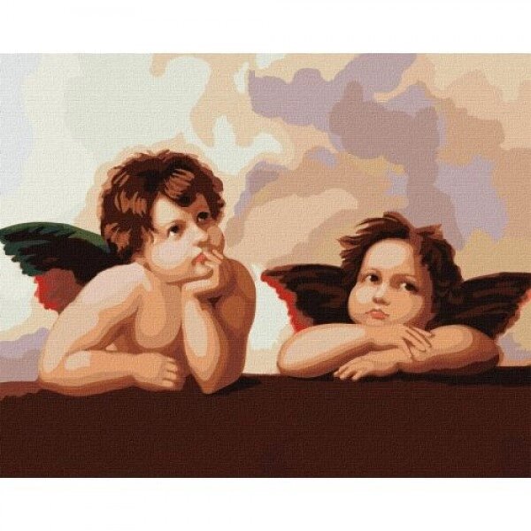 Малюнок на цифрах "чарівні ангели" від компанії Інтернет-магазин  towershop.online - фото 1