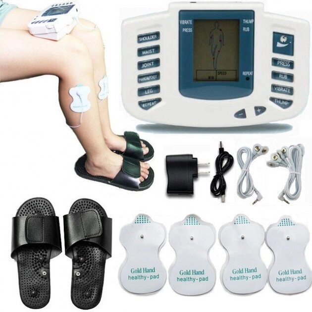 Масажер електростимулятор точковий для тіла і стоп Digital Therapy Stroke Slimming JR-309A від компанії Інтернет-магазин  towershop.online - фото 1