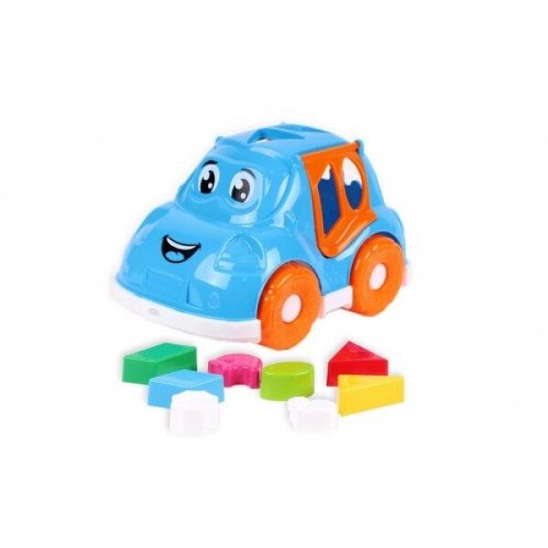 Машинка-сортер із фігурками (блакитна) від компанії Інтернет-магазин  towershop.online - фото 1