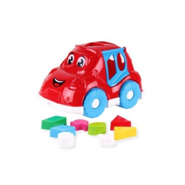 Машинка-сортер із фігурками (червона) від компанії Інтернет-магазин  towershop.online - фото 1