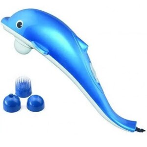 Масажер для тіла, рук та ніг Dolphin Дельфін, Портативний ручний масажер. Колір синій