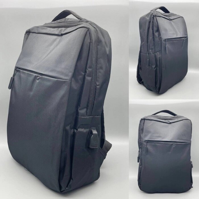 Міський рюкзак з USB 30 літрів чорний від компанії Інтернет-магазин  towershop.online - фото 1