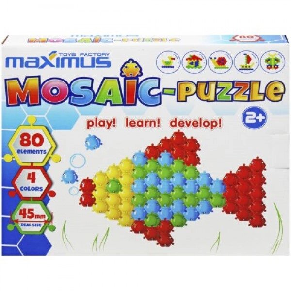Мозаїка-пазл "Mosaic Puzzle", 80 елем. від компанії Інтернет-магазин  towershop.online - фото 1