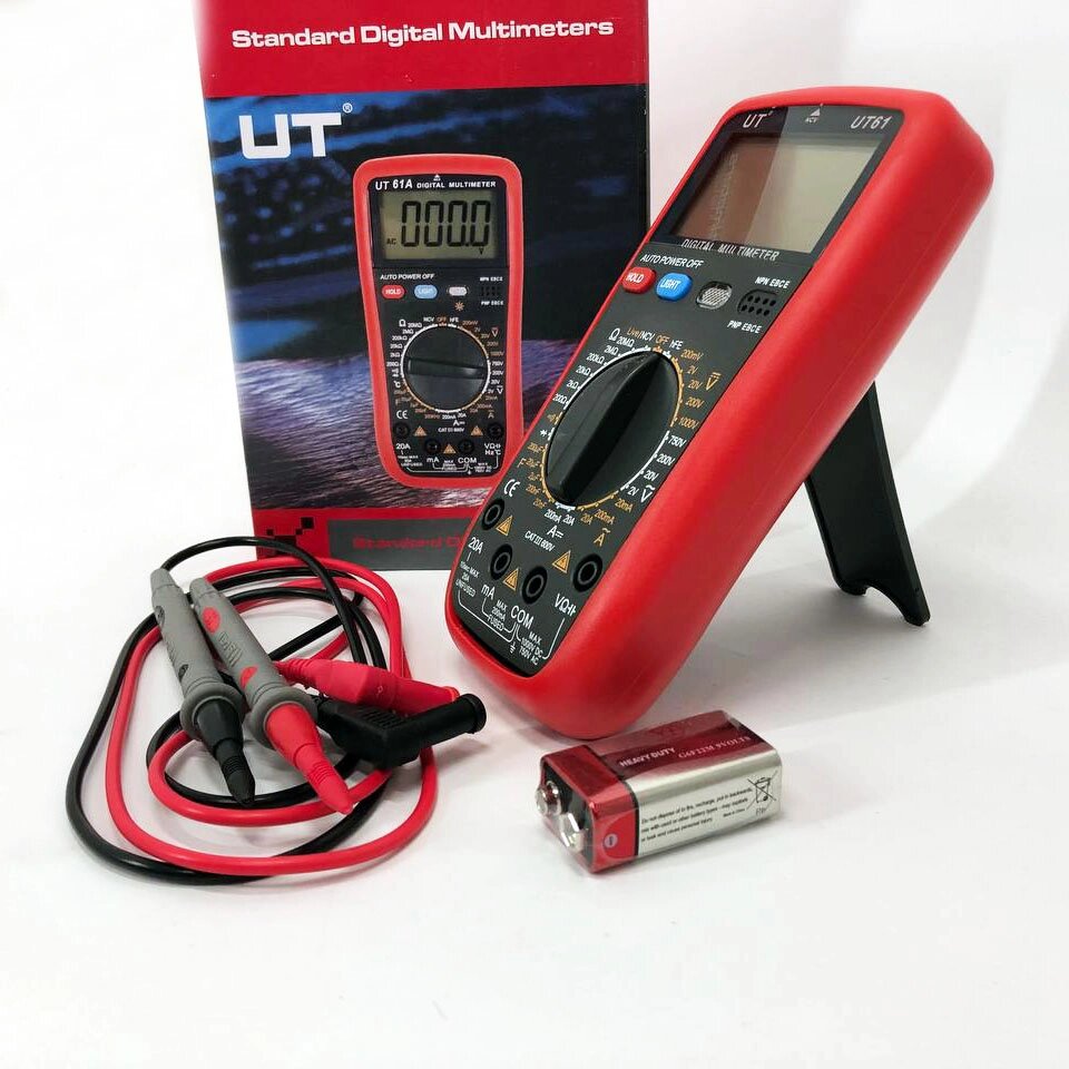 Мультиметр цифрової Digital UT 61 професійний тестер вольтметр, якісний мультиметр, цифровий від компанії Інтернет-магазин  towershop.online - фото 1