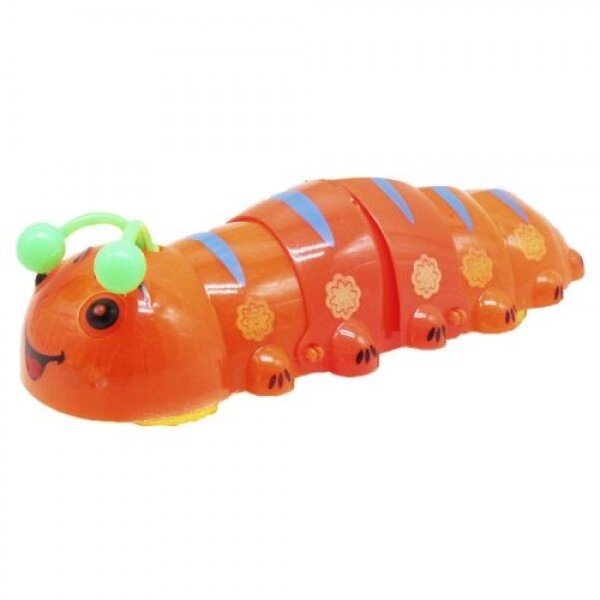 Музична іграшка "Гусениця" (25 см), помаранчева від компанії Інтернет-магазин  towershop.online - фото 1