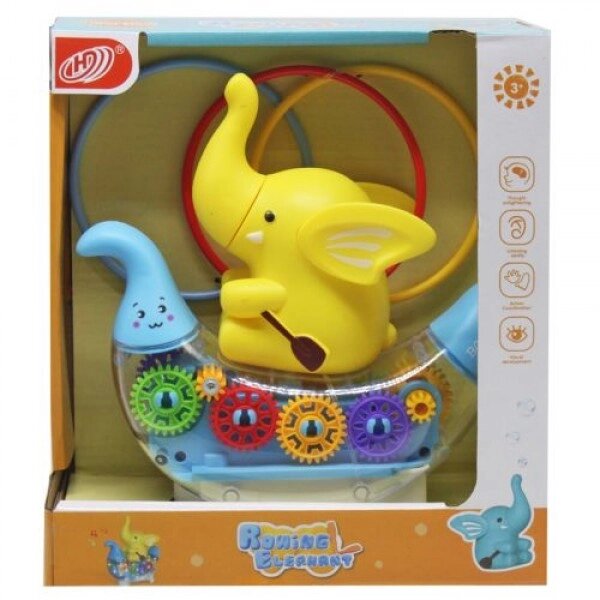 Музична іграшка "Слонік у човні" (жовтий) від компанії Інтернет-магазин  towershop.online - фото 1