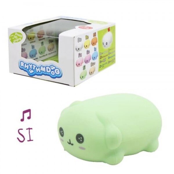 Музична іграшка "собака", світло -зелений від компанії Інтернет-магазин  towershop.online - фото 1