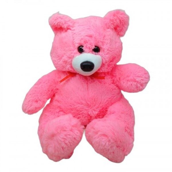Мʼякий ведмедик рожевий від компанії Інтернет-магазин  towershop.online - фото 1