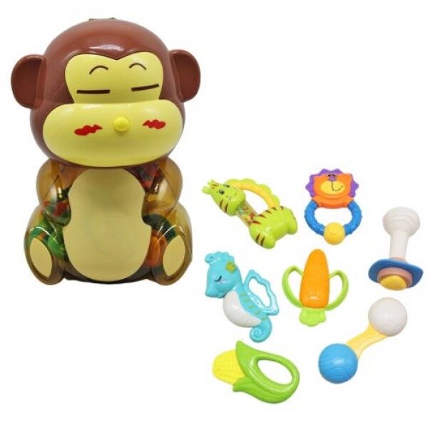 Набір брязкальців "мавпа" від компанії Інтернет-магазин  towershop.online - фото 1