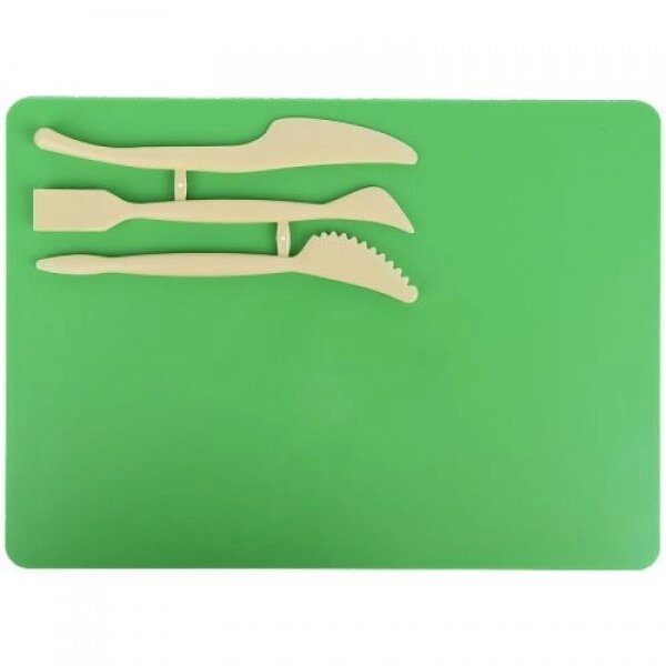 Набір для ліплення "Досточка і 3 стека", зелений від компанії Інтернет-магазин  towershop.online - фото 1