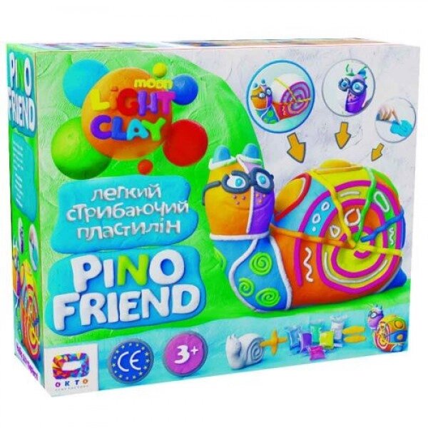 Набір для ліплення "Pino Friend: Динозаврик Райлі" від компанії Інтернет-магазин  towershop.online - фото 1