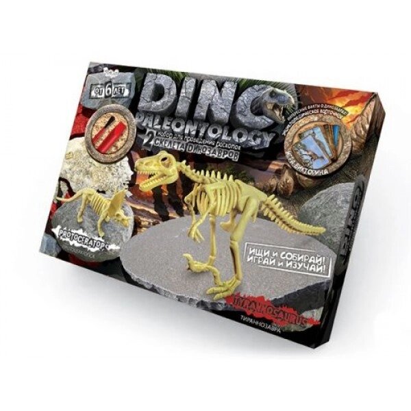 Набір для проведення розкопок "DINO PALEONTOLOGY", "Тиранозавр",  DP-01-03 від компанії Інтернет-магазин  towershop.online - фото 1