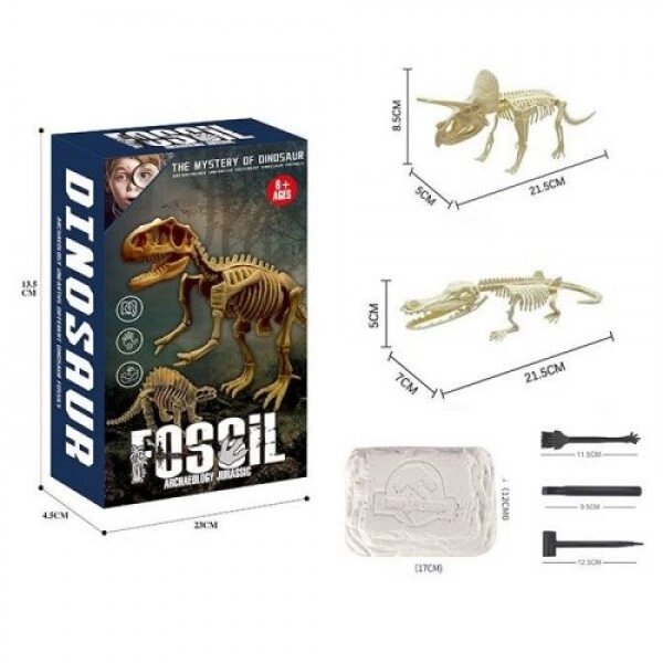 Набір для розкопок "Fossil. Archaeology Jurassic" (2 скелета) від компанії Інтернет-магазин  towershop.online - фото 1