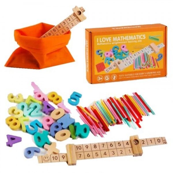 Набір інтелектуальних іграшок "Я люблю математику" від компанії Інтернет-магазин  towershop.online - фото 1