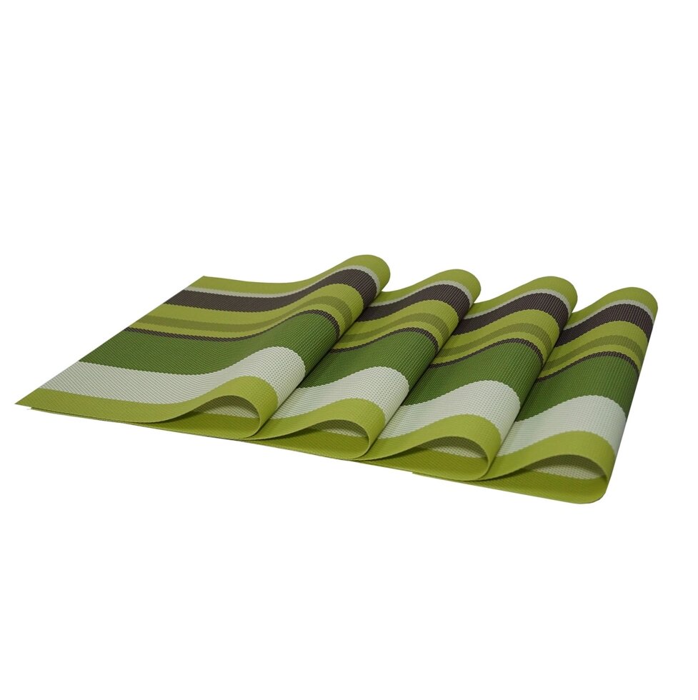 Набір із 4 килимів, зелених від компанії Інтернет-магазин  towershop.online - фото 1