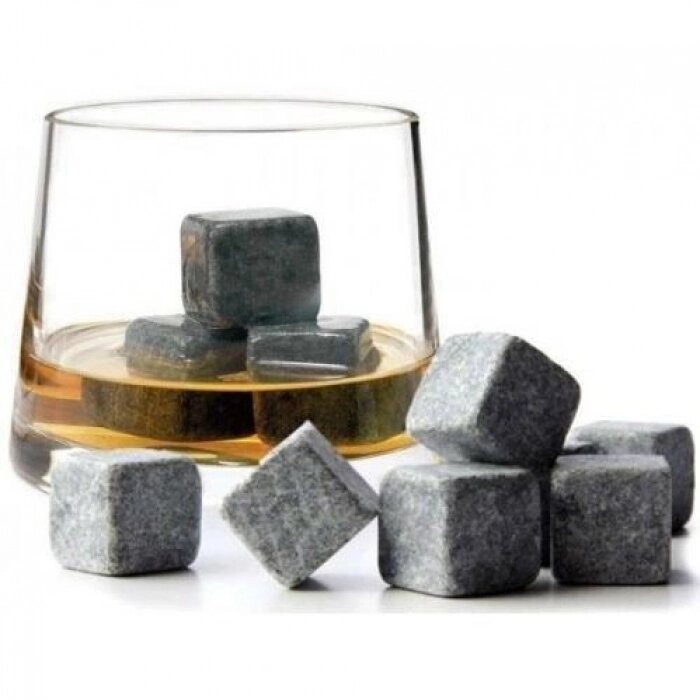 Набір каменів для охолодження віскі Whiskey Stones 9 шт + чохол від компанії Інтернет-магазин  towershop.online - фото 1