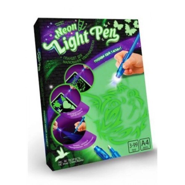 Набір креативної творчості "Neon Light Pen" Кішка (укр) від компанії Інтернет-магазин  towershop.online - фото 1