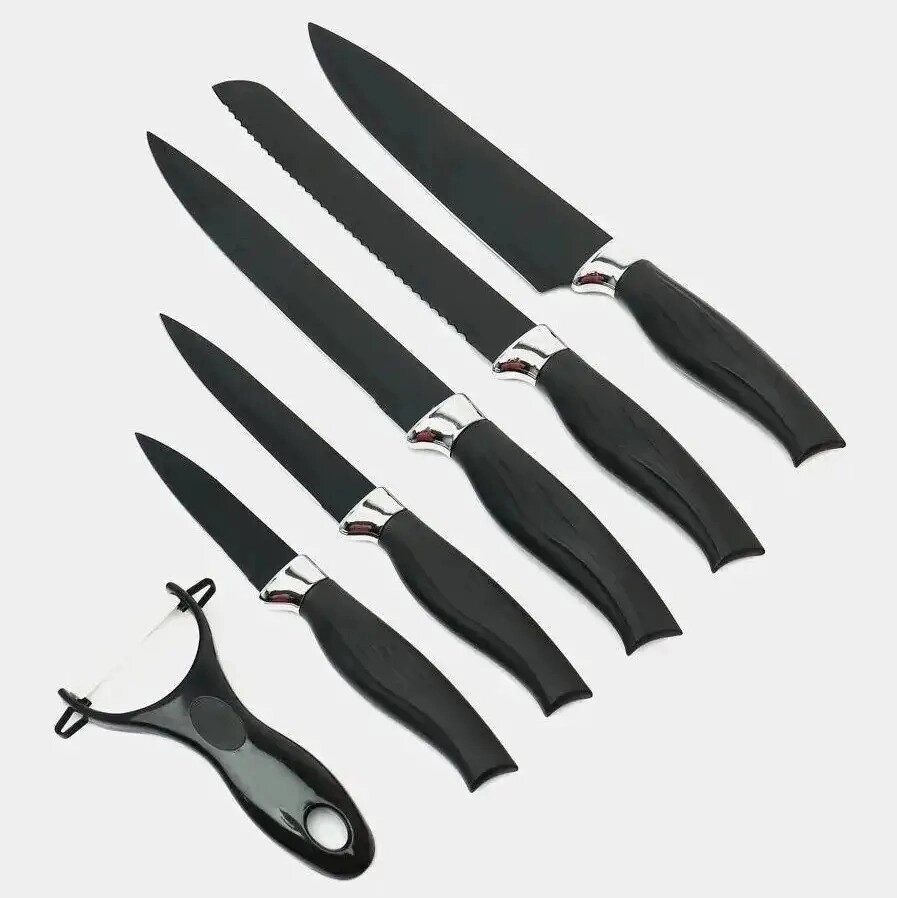 Набір ножів для кухні 6 предметів від компанії Інтернет-магазин  towershop.online - фото 1