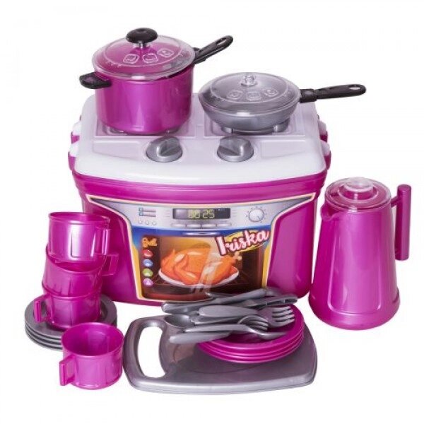 Набір посуду Дачна кухня рожева від компанії Інтернет-магазин  towershop.online - фото 1