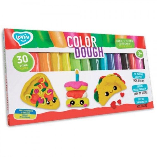 Набір тесту для ліплення "Color Dough" (30 шт. від компанії Інтернет-магазин  towershop.online - фото 1