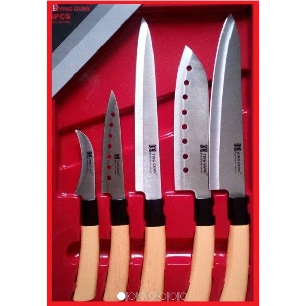 Набір високоякісних ножів 5 в 1 від компанії Інтернет-магазин  towershop.online - фото 1