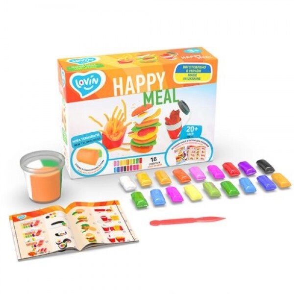 Набір з тестом для ліплення "Happy Meal" від компанії Інтернет-магазин  towershop.online - фото 1