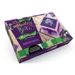 Набір для творчості "Шкатулка Embroidery Box: Violet Roses"