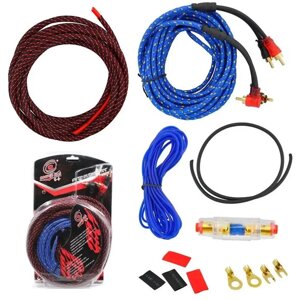 Набір проводів AWG/RCA для установки саббуфера KIT 10GA / C011