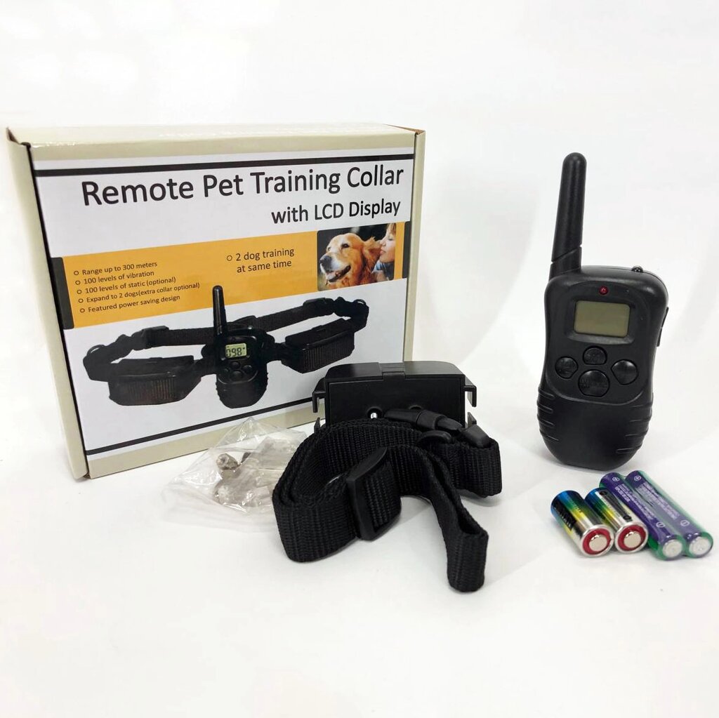 Нашийник для дресирування собак Remote Pet Dog Training з LCD Дисплеєм від компанії Інтернет-магазин  towershop.online - фото 1