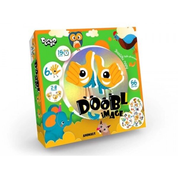 Настільна гра "Doobl image: Animals" укр від компанії Інтернет-магазин  towershop.online - фото 1