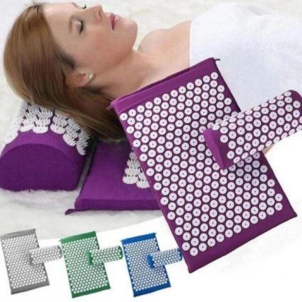 Ортопедичний масажний килим килимок з подушкою від компанії Інтернет-магазин  towershop.online - фото 1