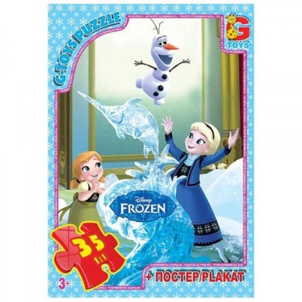 Пазл "Frozen", 35 елементів + плакат від компанії Інтернет-магазин  towershop.online - фото 1