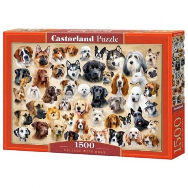 Пазли Castorland "Собаки", 1500 елементів від компанії Інтернет-магазин  towershop.online - фото 1