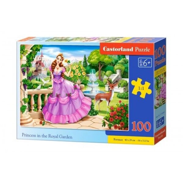 Пазли "Принцеса в королівському саду", 100 елементів від компанії Інтернет-магазин  towershop.online - фото 1