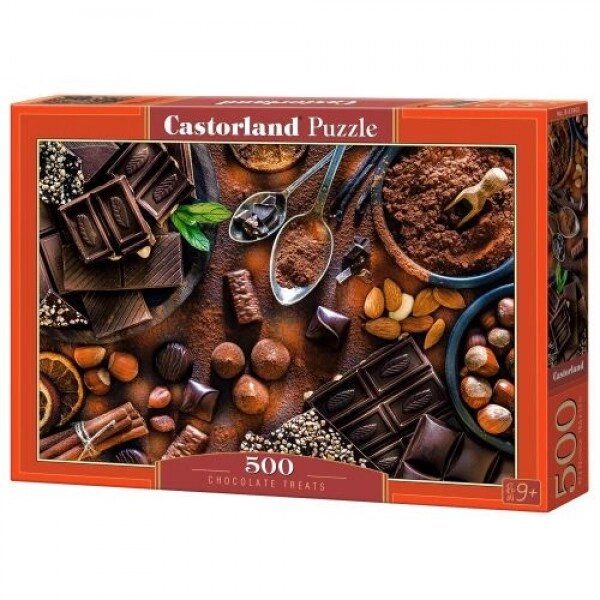 Пазли "Шоколадні солодощі", 500 елементів від компанії Інтернет-магазин  towershop.online - фото 1