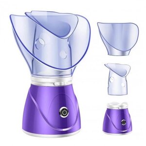 Парова сауна для особи, інгалятор 2 в 1 Professional Facial Steamer BY-1078 Osenjie Фіолетова