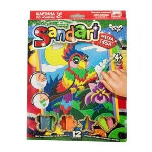 Набір для творчості "Sandart" Папуга SA-01-06